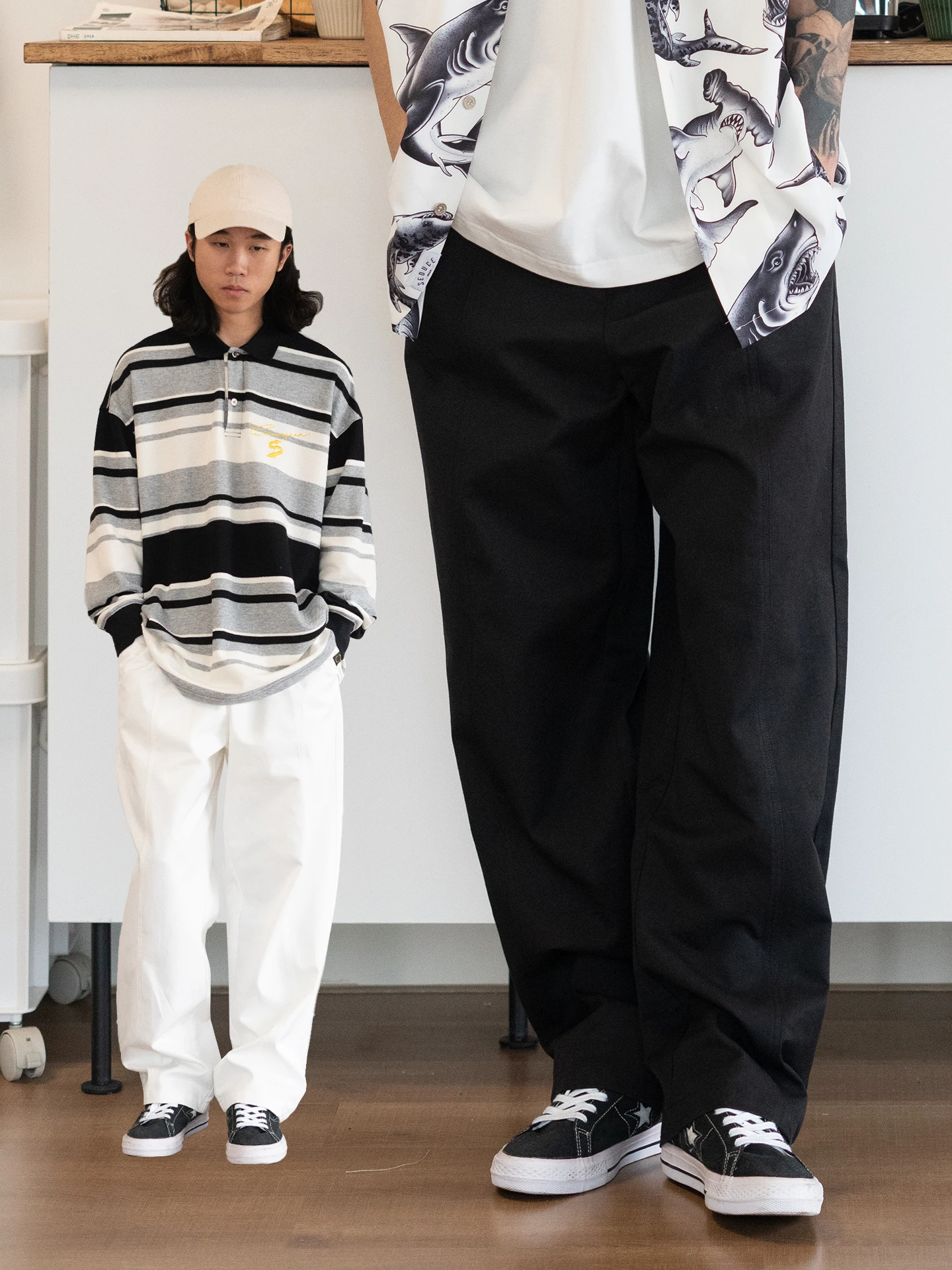 Casual Loose Straight Leg Men's Workwear Pants Splice Mountain Series Sporty Straight Tube Long Trousers Stylish Brand
Casual Loose Straight Leg Men's Workwear Pants Splice Mountain Series Sporty Straight Tube Long Trousers Stylish Brand