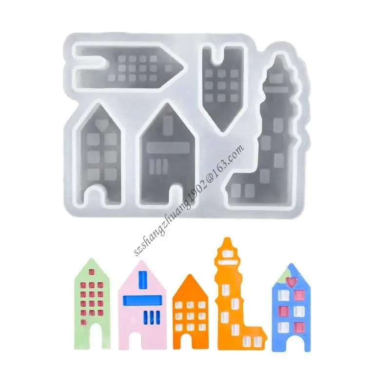 Q6RB Clear House Display Ornament Silicone Mold For Artistic European Hollow House Creations Suitable For Handcraft Lovers
Q6RB Clear House Display Ornament Silicone Mold For Artistic European Hollow House Creations Suitable For Handcraft Lovers