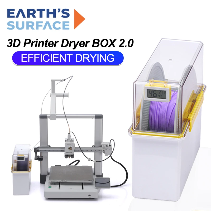 Новое обновление, коробка для сушки нити для 3D-принтера, герметичная, влагостойкая, мониторинг в реальном времени для 3D-принтера, коробка для нити PLA ABS
Новое обновление, коробка для сушки нити для 3D-принтера, герметичная, влагостойкая, мониторинг в реальном времени для 3D-принтера, коробка для нити PLA ABS