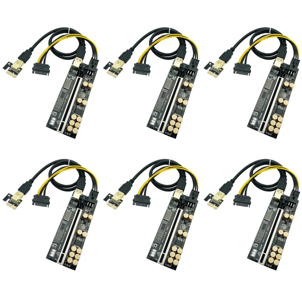 6PCS PCIE Riser VER016 V016 Riser For Video Card Riser PCI Express X16 Extender USB 3.0 Cable Voltage Temperature For BTC Mining
6PCS PCIE Riser VER016 V016 Riser For Video Card Riser PCI Express X16 Extender USB 3.0 Cable Voltage Temperature For BTC Mining