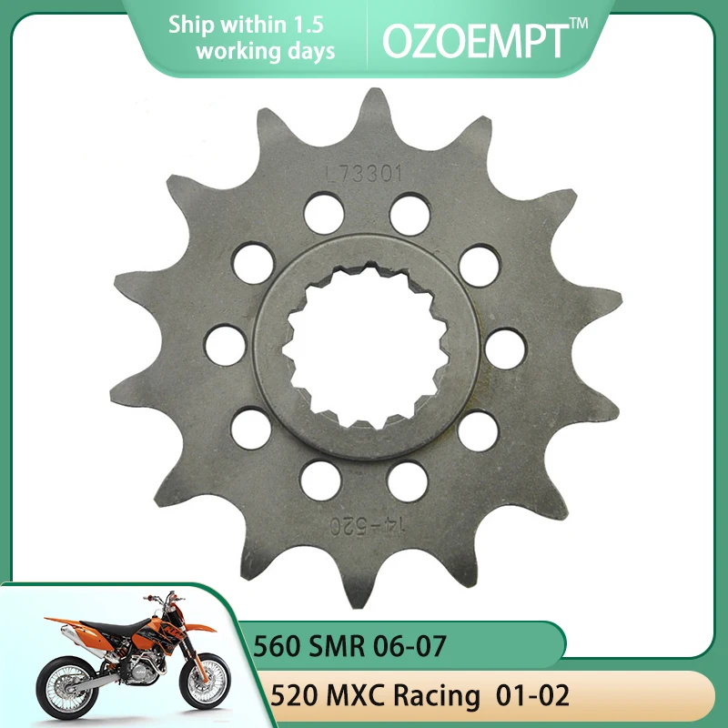 Передняя Звездочка мотоцикла OZOEMPT 520-14T, применяется для 500 XCF-W 505, SX-F,XC-F 520 EXC Enduro Racing,MXC Racing 560 SMR
Передняя Звездочка мотоцикла OZOEMPT 520-14T, применяется для 500 XCF-W 505, SX-F,XC-F 520 EXC Enduro Racing,MXC Racing 560 SMR