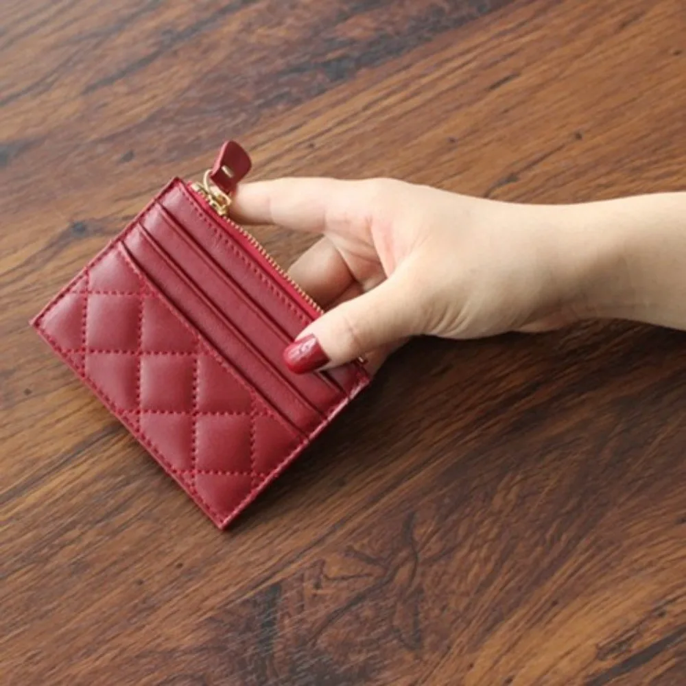 Fashion Portable Mini Coin Purse Genuine Leather Ultra-thin Zipper Wallet Multiple Card Slots Card Clamp
Fashion Portable Mini Coin Purse Genuine Leather Ultra-thin Zipper Wallet Multiple Card Slots Card Clamp