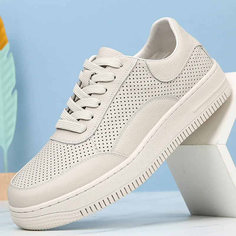 DIMANYU Men's Mesh Shoes Summer 2026 New Genuine Leather Casual Shoes Men Breathable Flat Non-Slip Sneakers Shoes For Men
DIMANYU Men's Mesh Shoes Summer 2026 New Genuine Leather Casual Shoes Men Breathable Flat Non-Slip Sneakers Shoes For Men