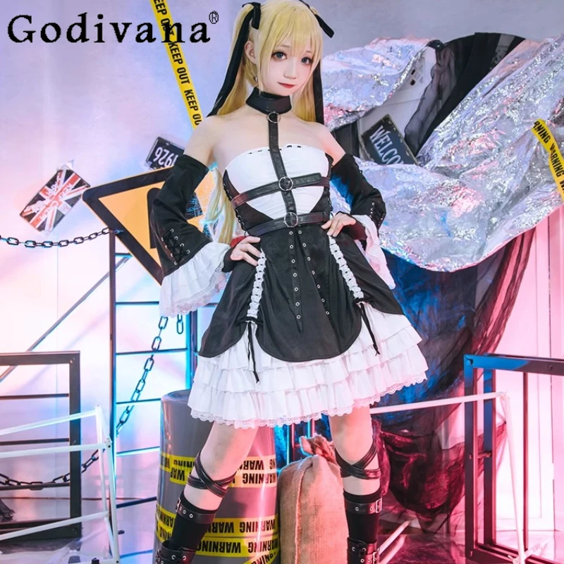 Lovely Lolita Dress for Women Sweet Uniform Halloween Party Outfit Girls New Vacation Lovely Game Halloween Dress Set
Lovely Lolita Dress for Women Sweet Uniform Halloween Party Outfit Girls New Vacation Lovely Game Halloween Dress Set