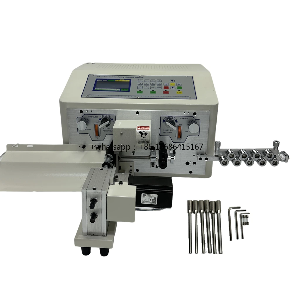 SWT508NX2 Automatic Computer Wire Twisting Peeling Stripping Cutting Machine Wire Stripper Twister Cutter Machine 0.1-4.0mm2
SWT508NX2 Automatic Computer Wire Twisting Peeling Stripping Cutting Machine Wire Stripper Twister Cutter Machine 0.1-4.0mm2