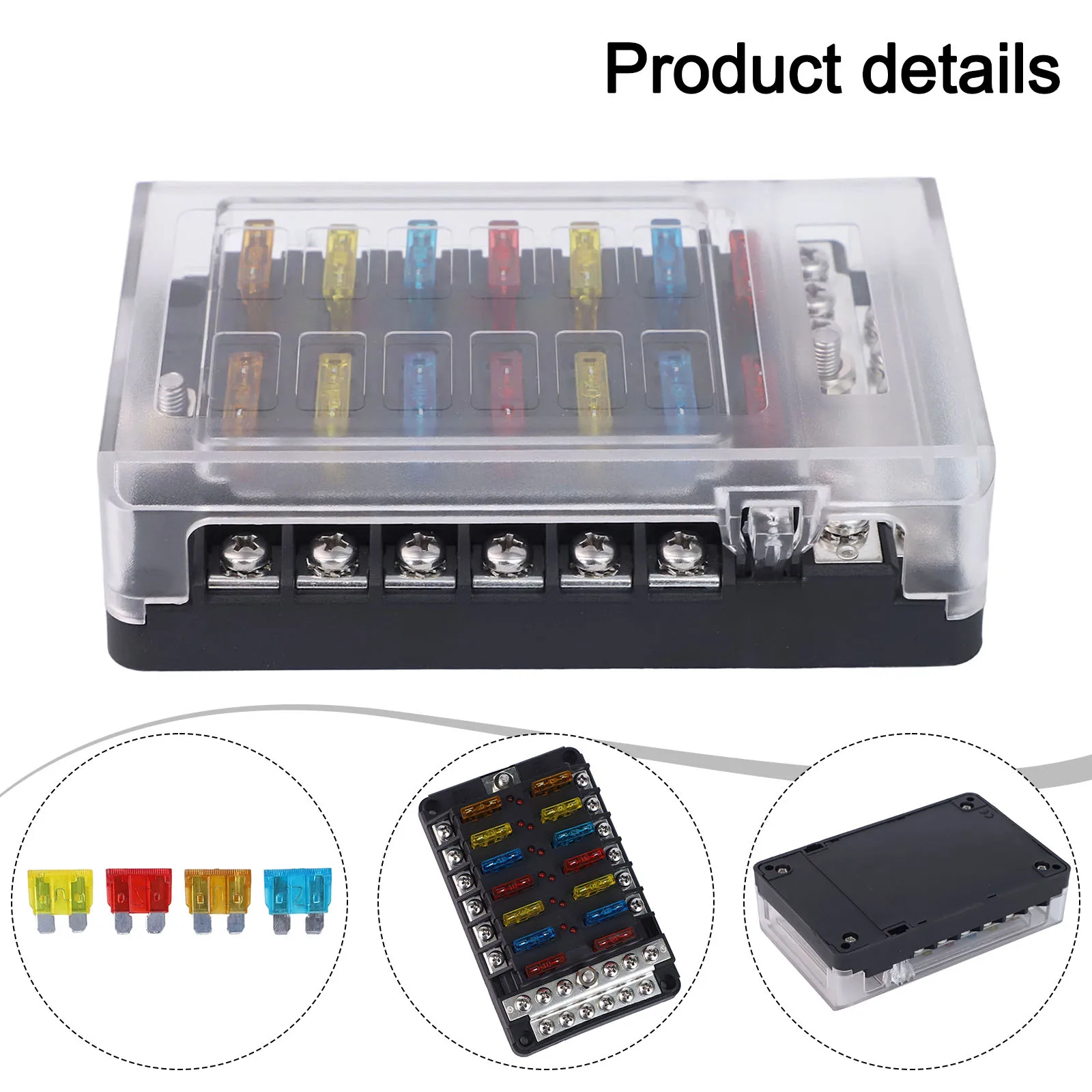 140*90*40 мм морской блок предохранителей 30А емкость цепи огнестойкий термостойкий уличный ремонт для лодок для автомобилей
140*90*40 мм морской блок предохранителей 30А емкость цепи огнестойкий термостойкий уличный ремонт для лодок для автомобилей