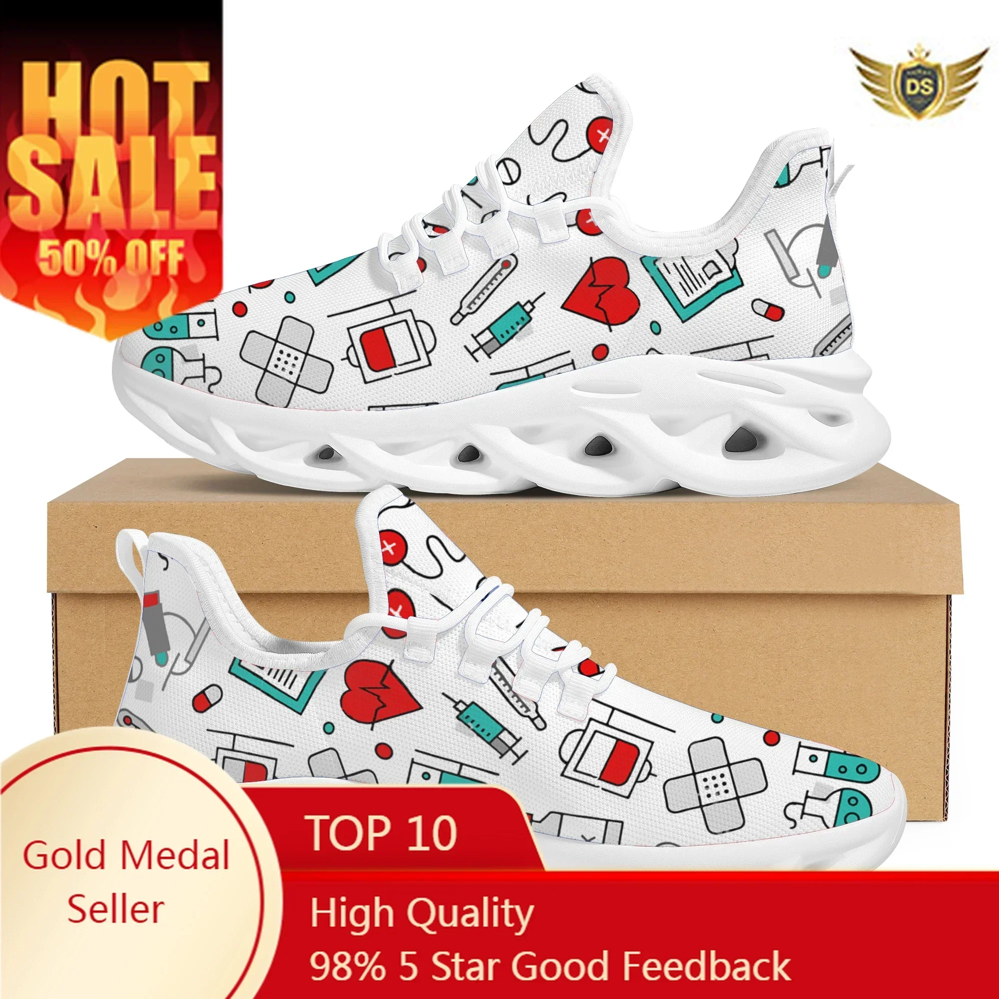 Cute Doctor Platform Nursing Shoes New Summer Non-slip Breathable Flat Shoes Medical Printed Lace-up Outdoor Sneakers
Cute Doctor Platform Nursing Shoes New Summer Non-slip Breathable Flat Shoes Medical Printed Lace-up Outdoor Sneakers