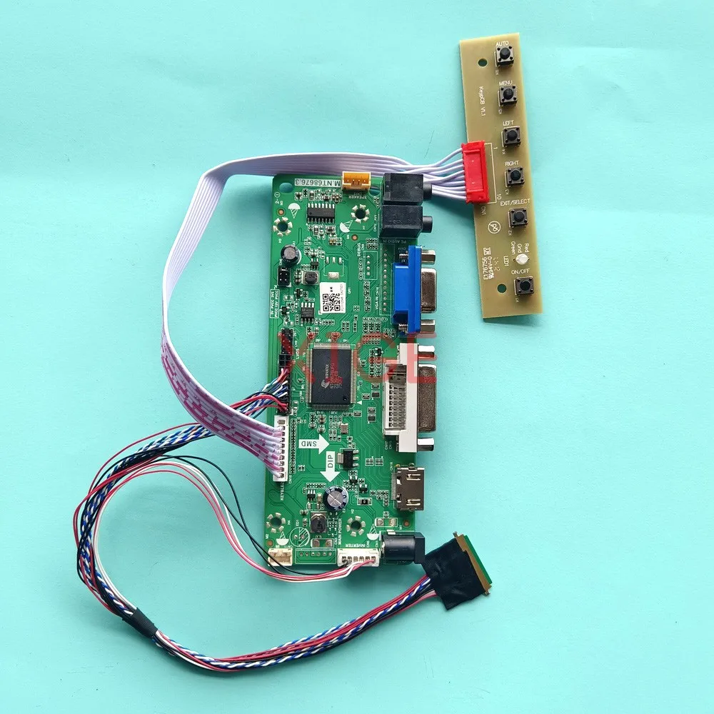 DIY Kit For LP156WF2-TLA1 LP156WFC-TLB1 1920x1080 LVDS 40Pin HDMI-Compatible DVI VGA 15.6" Laptop Matrix Controller Driver Board
DIY Kit For LP156WF2-TLA1 LP156WFC-TLB1 1920x1080 LVDS 40Pin HDMI-Compatible DVI VGA 15.6" Laptop Matrix Controller Driver Board