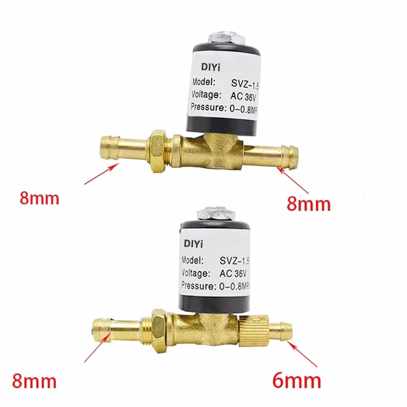 8bar Argon Arc Welding Machine 2 Position 2 Way Solenoid Valve Air Valve VZ1.5 VZCT2.2 Argon Arc Welder Accessories AC220V
8bar Argon Arc Welding Machine 2 Position 2 Way Solenoid Valve Air Valve VZ1.5 VZCT2.2 Argon Arc Welder Accessories AC220V