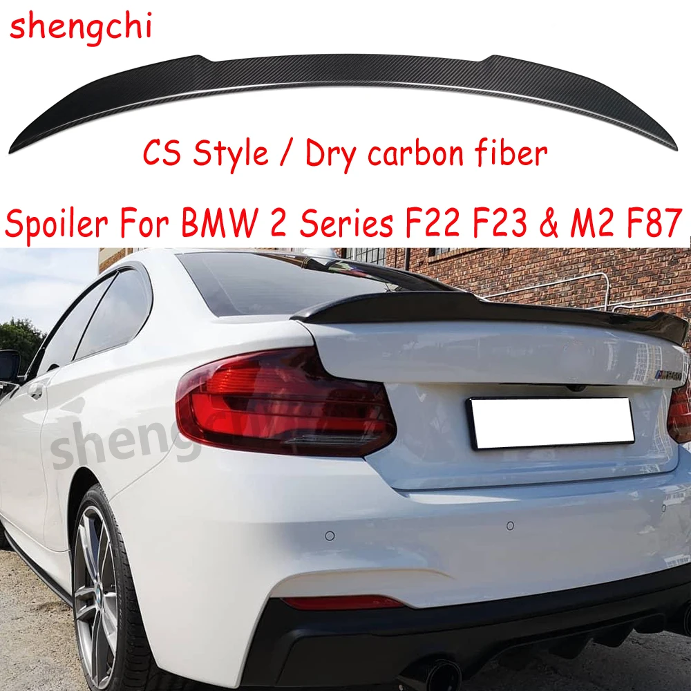 M2 F87 F22 CS Style Dry Carbon Fiber Rear Trunk Spoiler For BMW 2 Series F22 F23 F87 220i 228i M235i M240i Spoiler 2014-2020
M2 F87 F22 CS Style Dry Carbon Fiber Rear Trunk Spoiler For BMW 2 Series F22 F23 F87 220i 228i M235i M240i Spoiler 2014-2020