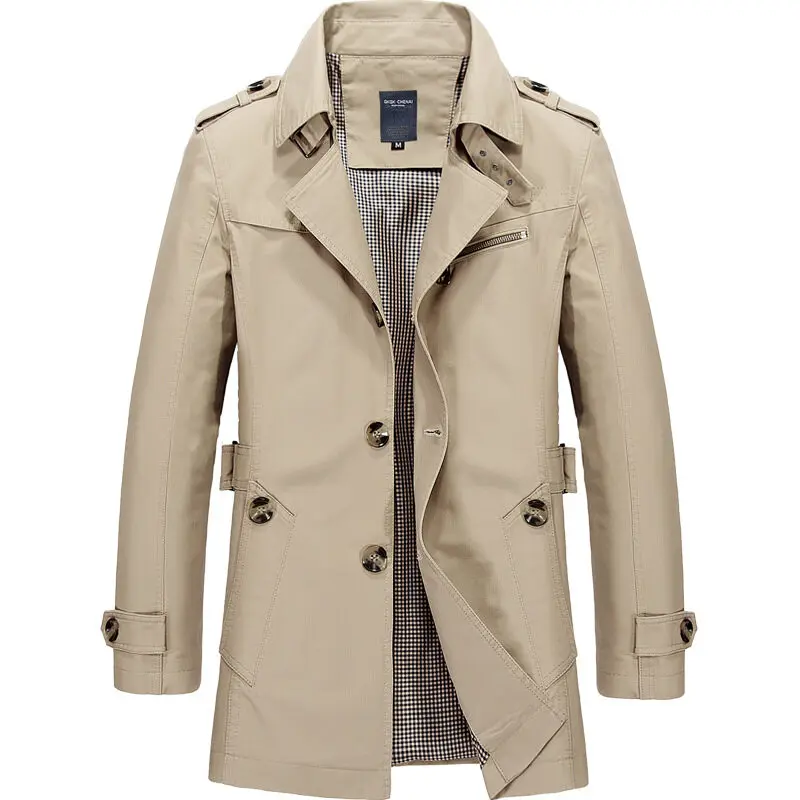 TRAF Men's Trench Coat for Business and Leisure, Available in Many Colors, With a Belt at the Waist for Added Casualness!
TRAF Men's Trench Coat for Business and Leisure, Available in Many Colors, With a Belt at the Waist for Added Casualness!