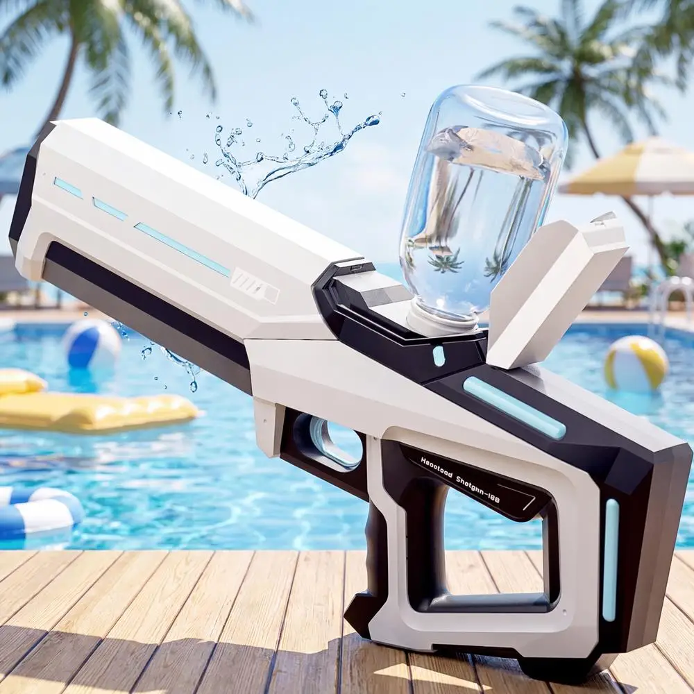 High Tech Pulse Water Gun Electric Auto Water Filling Spraying Design Large Capacity Outdoor Water Play Toy for Pool Beach
High Tech Pulse Water Gun Electric Auto Water Filling Spraying Design Large Capacity Outdoor Water Play Toy for Pool Beach