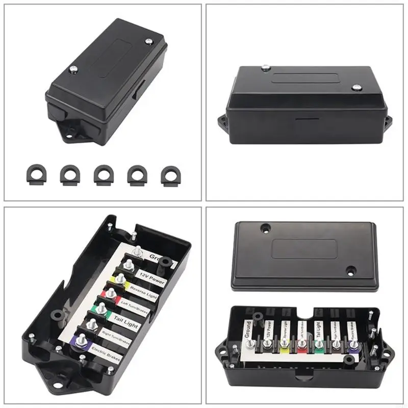 6XDF 7 Way Truck Trailer Junction Box with Multiple Fuses for Circuit Safety
6XDF 7 Way Truck Trailer Junction Box with Multiple Fuses for Circuit Safety