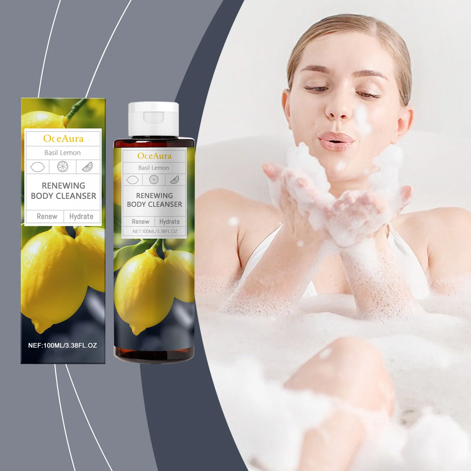 Базилик, лимон, питательный гель для душа, глубоко очищает кожу, грязь, смягчающий кератин, длительное увлажнение кожи, нежный гель для душа с контролем жирности 
Базилик, лимон, питательный гель для душа, глубоко очищает кожу, грязь, смягчающий кератин, длительное увлажнение кожи, нежный гель для душа с контролем жирности