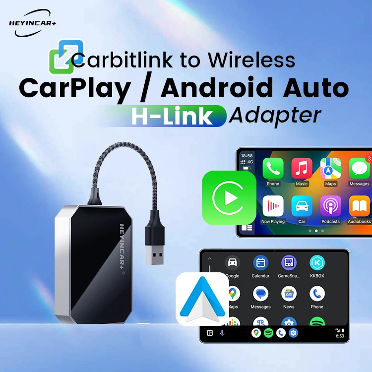 New HEYINCAR for Jetour X70 X95 X90 Dashing carbitlink easyconnect adapter CarPlay Android Auto wireless Waze And Google Map
New HEYINCAR for Jetour X70 X95 X90 Dashing carbitlink easyconnect adapter CarPlay Android Auto wireless Waze And Google Map