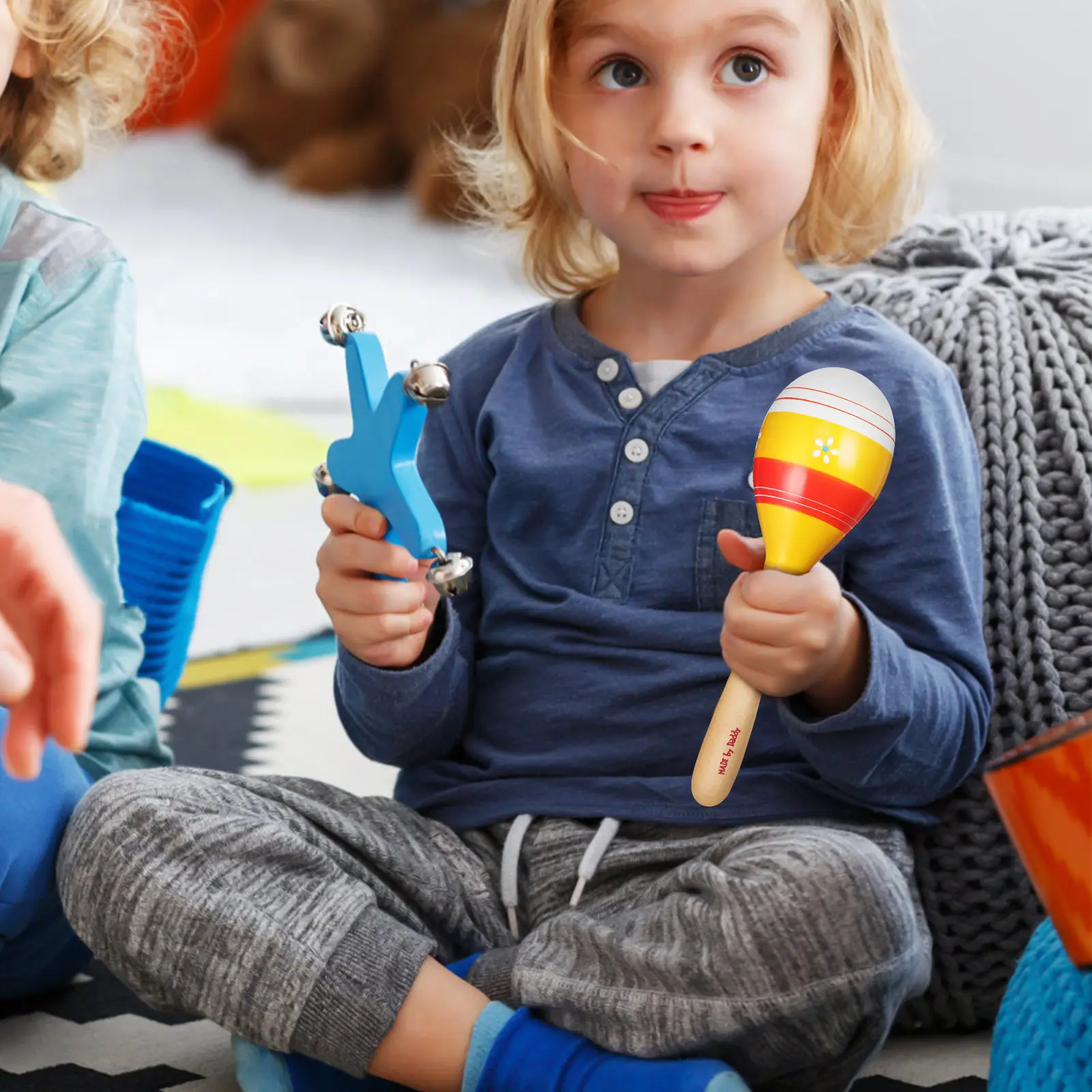 1Pair Handheld Colorful Wood Maracas Kids Musical Instruments Early Education Rhythm Shaker Preschool Maracas
1Pair Handheld Colorful Wood Maracas Kids Musical Instruments Early Education Rhythm Shaker Preschool Maracas