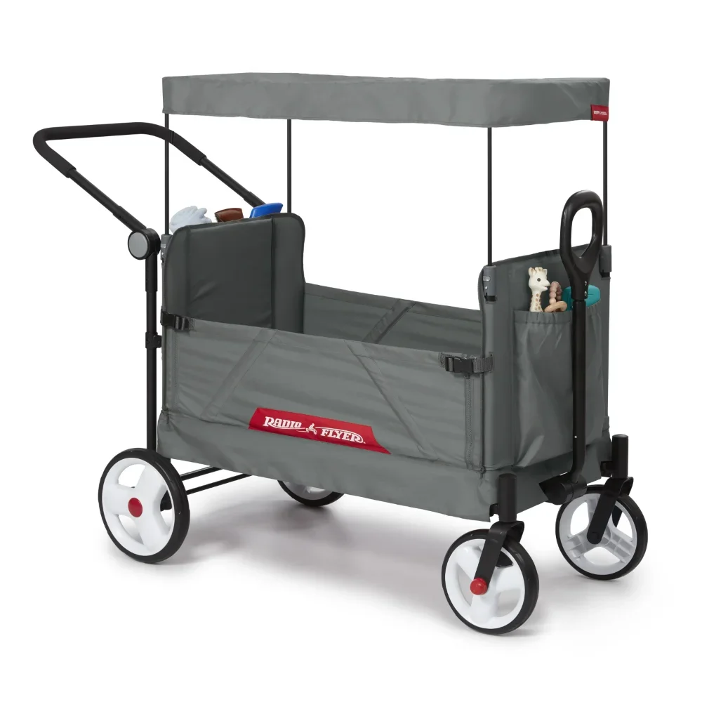 Серый складной тканевый Wagon Push and Pull, для детей 1 года и старше. Удобное рулевое управление. Максимальная грузоподъемность 120 фунтов.
Серый складной тканевый Wagon Push and Pull, для детей 1 года и старше. Удобное рулевое управление. Максимальная грузоподъемность 120 фунтов.