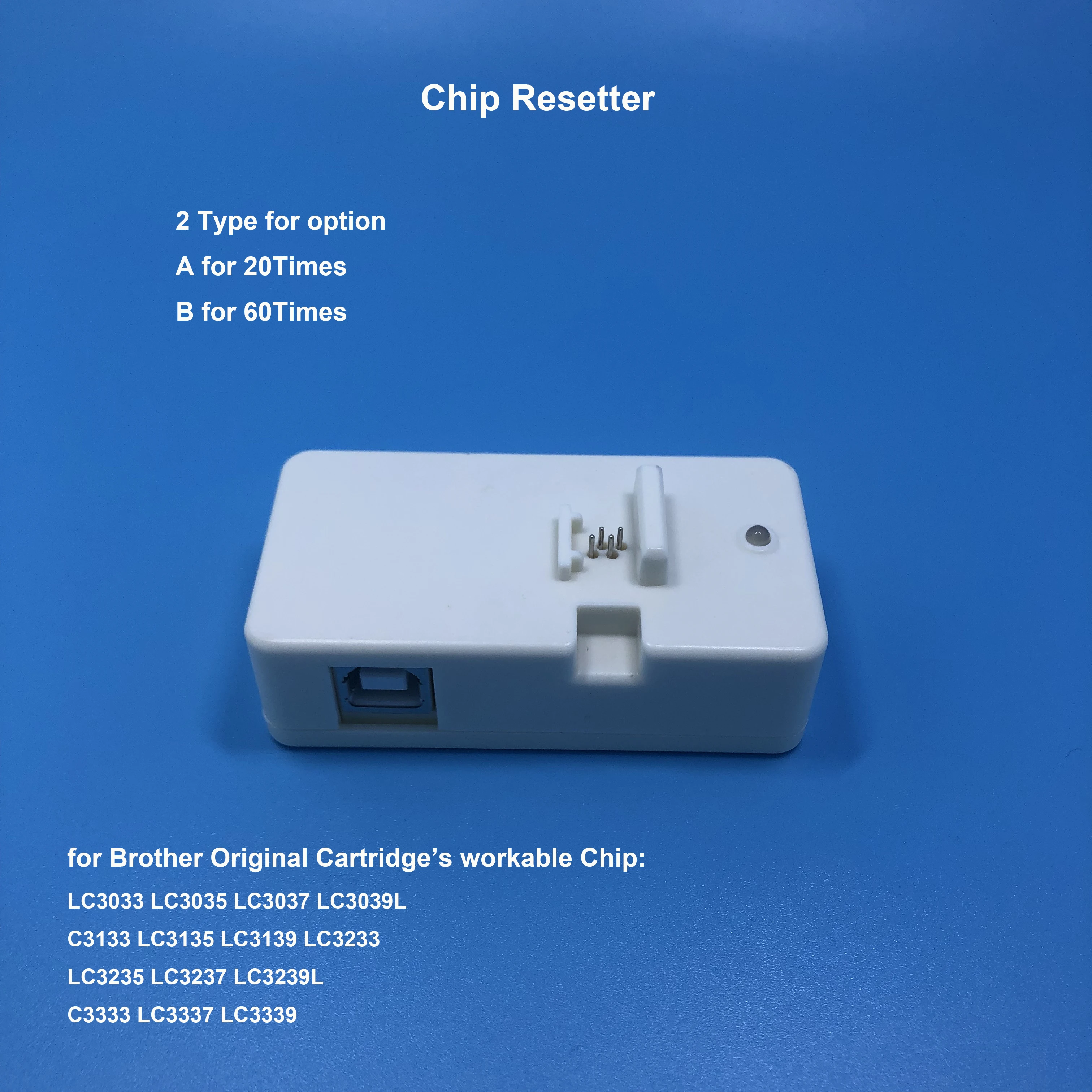 Chip Resetter for Brother LC3133 LC3135 LC3139 Original Chip for DCP-J988N MFC-J1500N MFC-J1605DN HL-J6000CDW MFC-J6997CDW
Chip Resetter for Brother LC3133 LC3135 LC3139 Original Chip for DCP-J988N MFC-J1500N MFC-J1605DN HL-J6000CDW MFC-J6997CDW