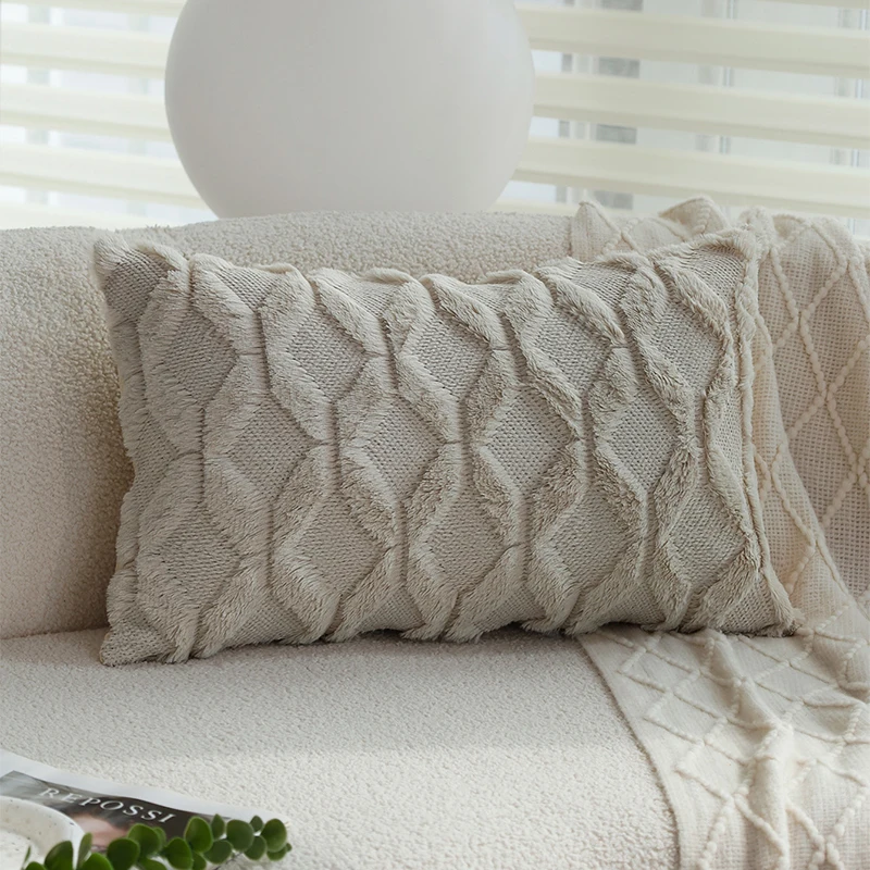 Cushion Cover Beige 45x45cm Plush Fluffy 30x50cm Diamond Pattern Pillow Cover for Sofa Living Room Home Pillow Cover Nordic De
Cushion Cover Beige 45x45cm Plush Fluffy 30x50cm Diamond Pattern Pillow Cover for Sofa Living Room Home Pillow Cover Nordic De