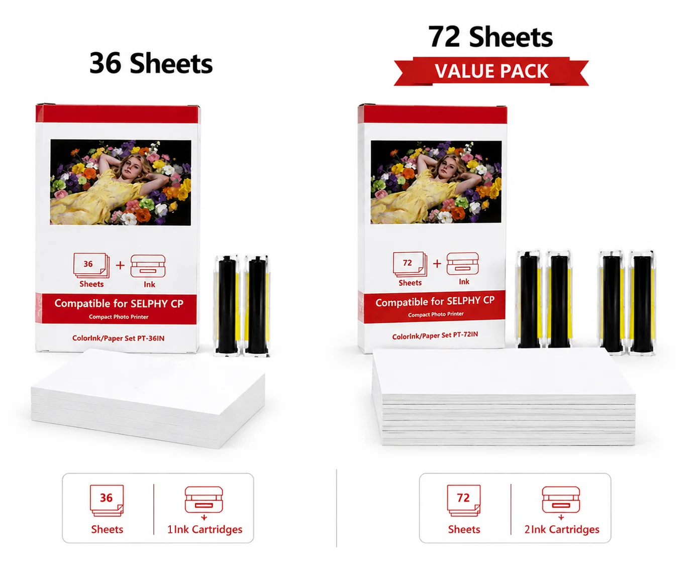 Canon Selphy Glossy Photo Paper for Travel, Birthday, Wedding, Party, Family, Baby, Pet, Holiday, Scrapbook & Memories
Canon Selphy Glossy Photo Paper for Travel, Birthday, Wedding, Party, Family, Baby, Pet, Holiday, Scrapbook & Memories