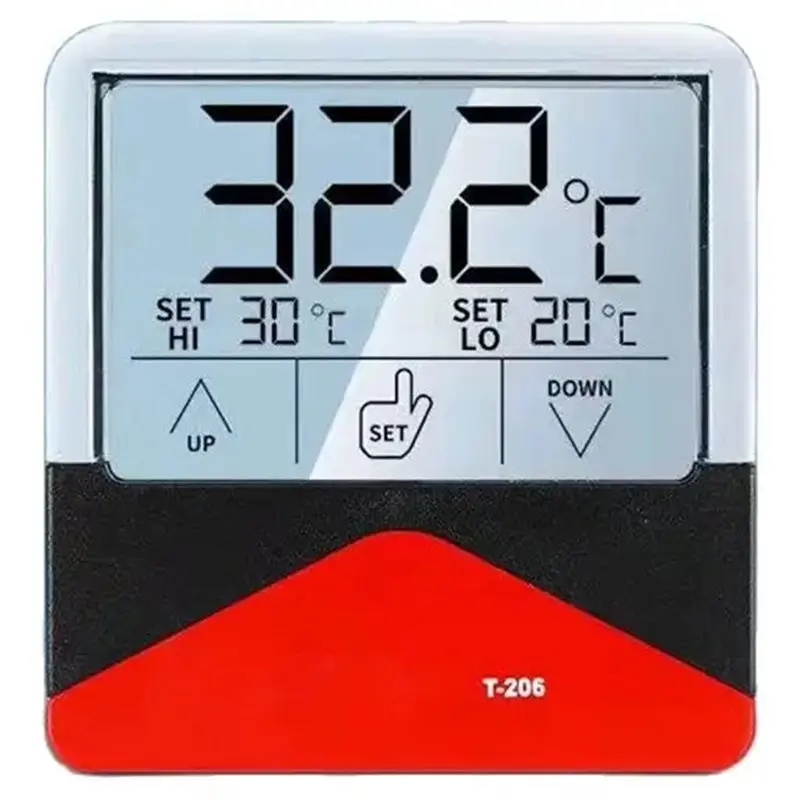 WORTHOWN-For Fish Tank Compatible External Aquarium LCD Digital Thermometer Touch Screen Temperature Meter Control Functionality
WORTHOWN-For Fish Tank Compatible External Aquarium LCD Digital Thermometer Touch Screen Temperature Meter Control Functionality