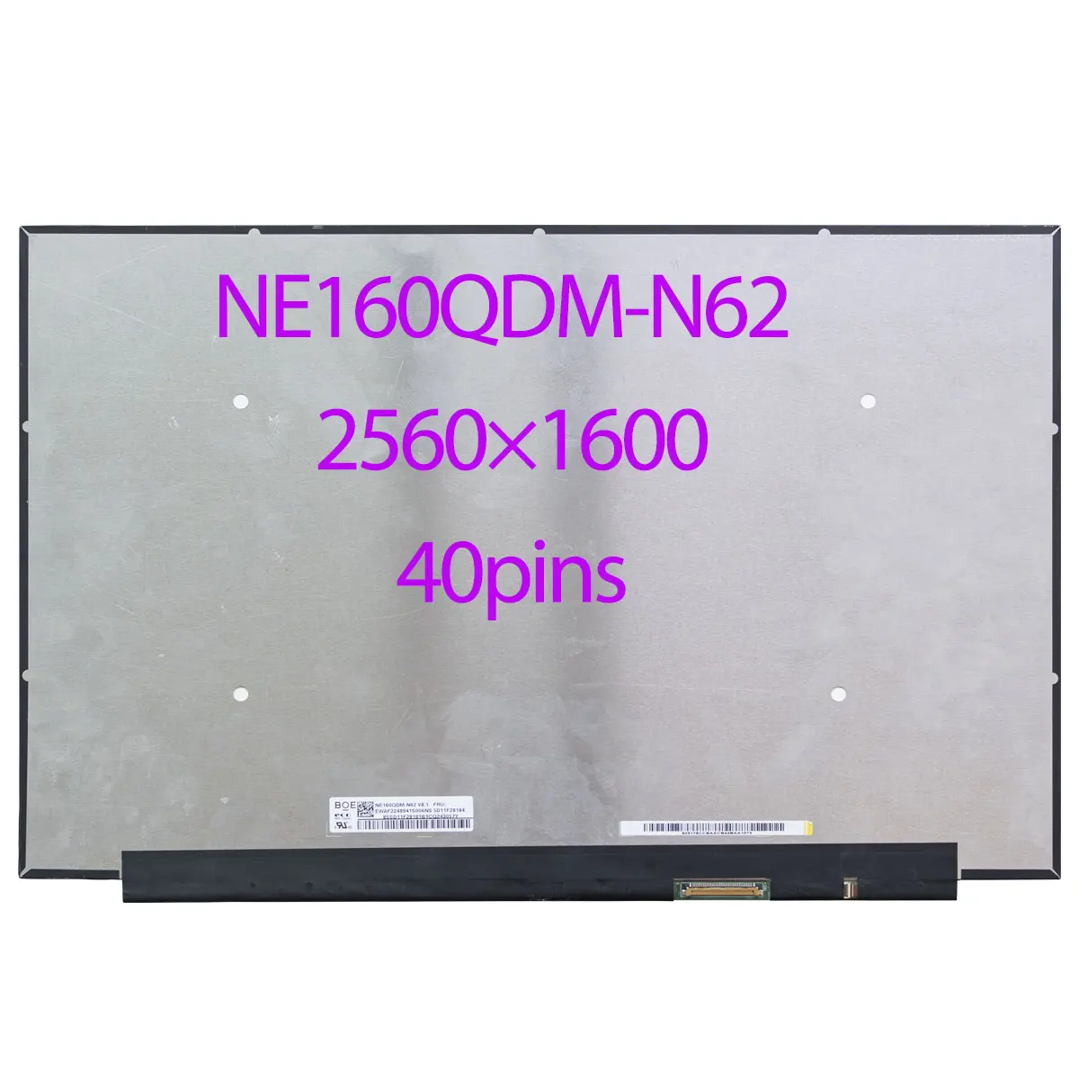 Новый оригинальный 16,0-дюймовый ЖК-экран для ноутбука NE160QDM-N62 MNG007DA1-3 MNG007DA1-B WQXGA 2560x1600 edp 40 контактов
Новый оригинальный 16,0-дюймовый ЖК-экран для ноутбука NE160QDM-N62 MNG007DA1-3 MNG007DA1-B WQXGA 2560x1600 edp 40 контактов
