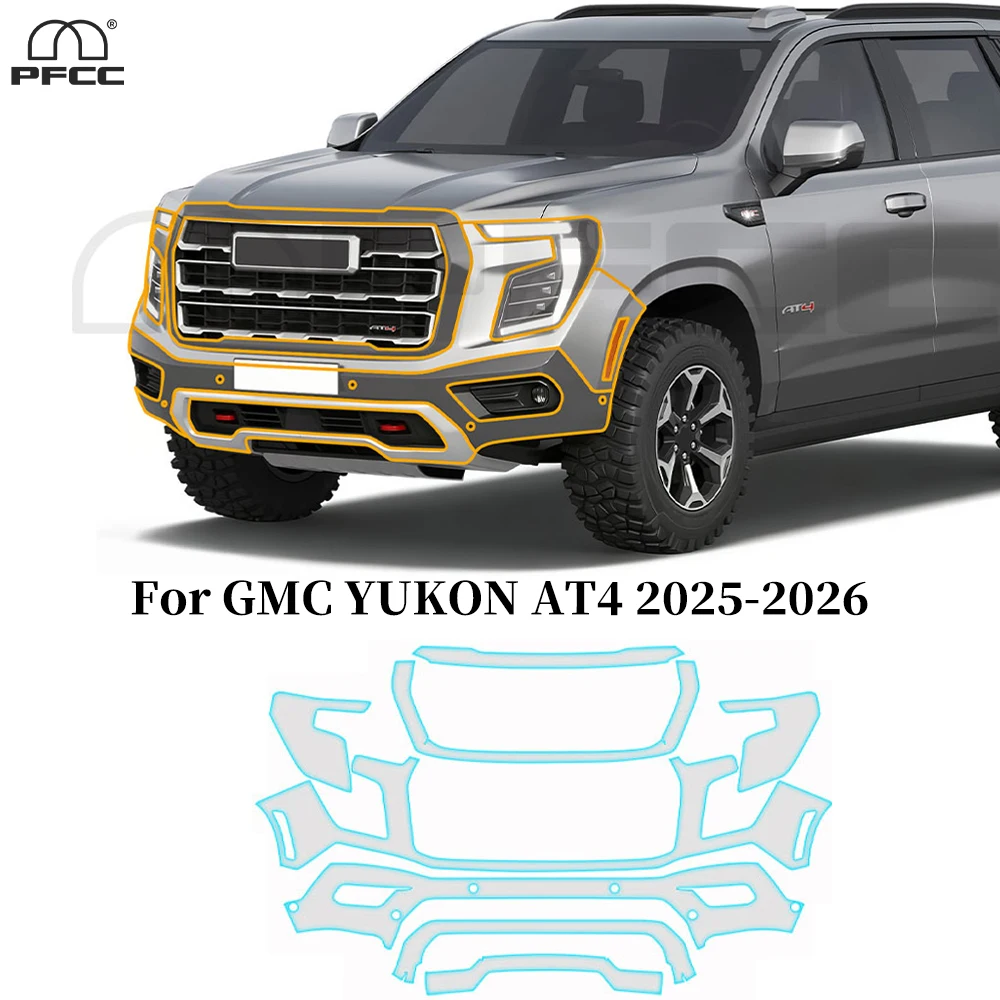 Car TPU Paint Protection Film Pre-cut PPF For GMC YUKON AT4 2025-2026 Anti-Scratch Clear Bra Resistant Repairable Invisible Kit
Car TPU Paint Protection Film Pre-cut PPF For GMC YUKON AT4 2025-2026 Anti-Scratch Clear Bra Resistant Repairable Invisible Kit