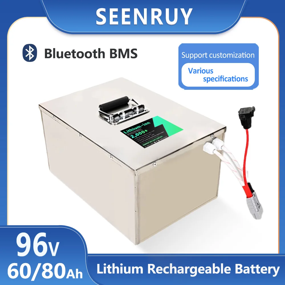3.7v 96V 60AH 80AH Lithium Battery with BMS 100A Free Charger for Motorcycle Forklift Truck RV Sightseeing Vehicle
3.7v 96V 60AH 80AH Lithium Battery with BMS 100A Free Charger for Motorcycle Forklift Truck RV Sightseeing Vehicle