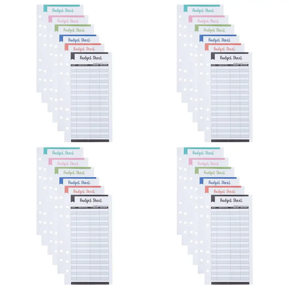 Budget Card Binder Refill 6-Holes Expense Six-Holes Budget Sheets Tracker Sheets for Travel Home Financial Planner Inserts
Budget Card Binder Refill 6-Holes Expense Six-Holes Budget Sheets Tracker Sheets for Travel Home Financial Planner Inserts