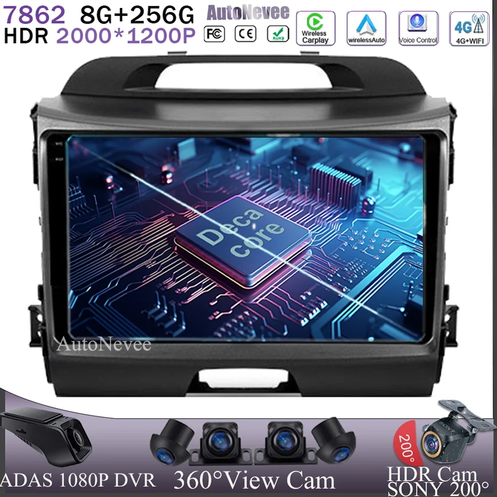 For Kia Sportage 3 SL 2010 - 2016 Android 13 Car Radio Multimedia Player Navigation GPS Stereo Auto Head Unit No 2din 2 Din DVD
For Kia Sportage 3 SL 2010 - 2016 Android 13 Car Radio Multimedia Player Navigation GPS Stereo Auto Head Unit No 2din 2 Din DVD