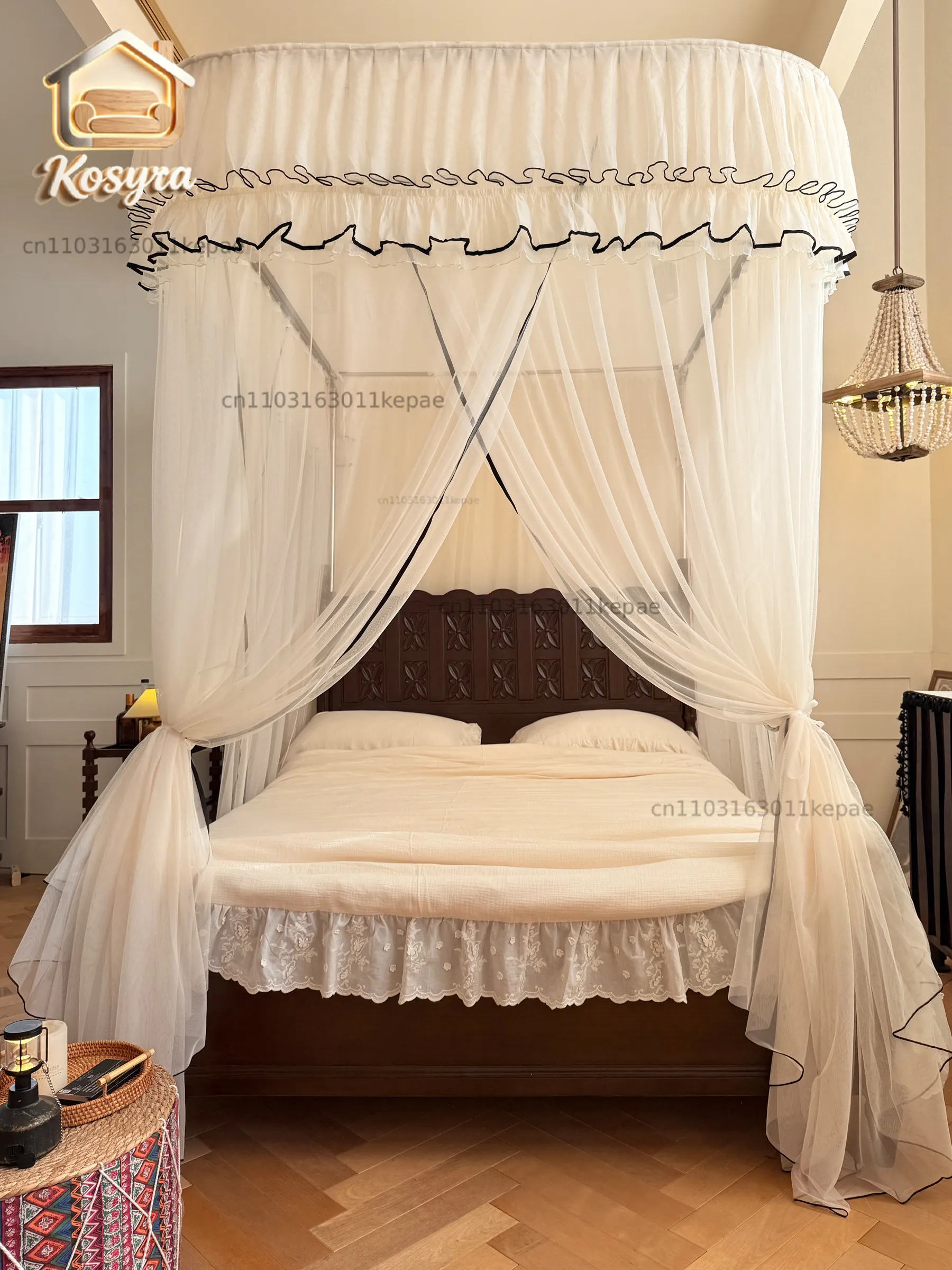 2026 new family u-shaped rail bracket three-door mosquito net pull-screen white encrypted summer simple net
2026 new family u-shaped rail bracket three-door mosquito net pull-screen white encrypted summer simple net