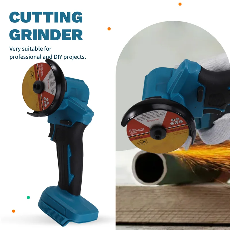 AT19-Cordless 3-Inch Mini Angle Grinder And Polishing Machine, Comes With 2 Cutting Discs, For 18V Battery
AT19-Cordless 3-Inch Mini Angle Grinder And Polishing Machine, Comes With 2 Cutting Discs, For 18V Battery