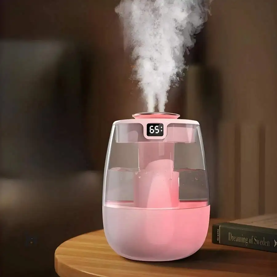 Double Spray Humidifier,1L Silent USB Digital Display Humidifier With 2 Mist Modes & Night Light For Car Office Home Room
Double Spray Humidifier,1L Silent USB Digital Display Humidifier With 2 Mist Modes & Night Light For Car Office Home Room