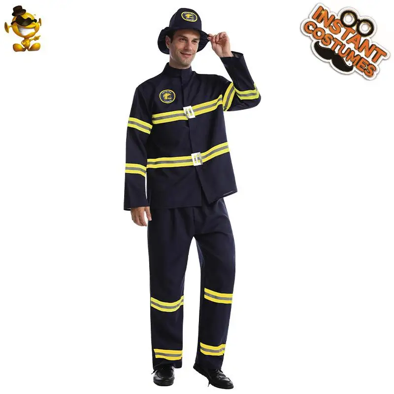 Adult Men's Halloween Firefighter Performance Costume Role Play Stage Show Party Outfit Traditional Chinese Opera Clothing
Adult Men's Halloween Firefighter Performance Costume Role Play Stage Show Party Outfit Traditional Chinese Opera Clothing