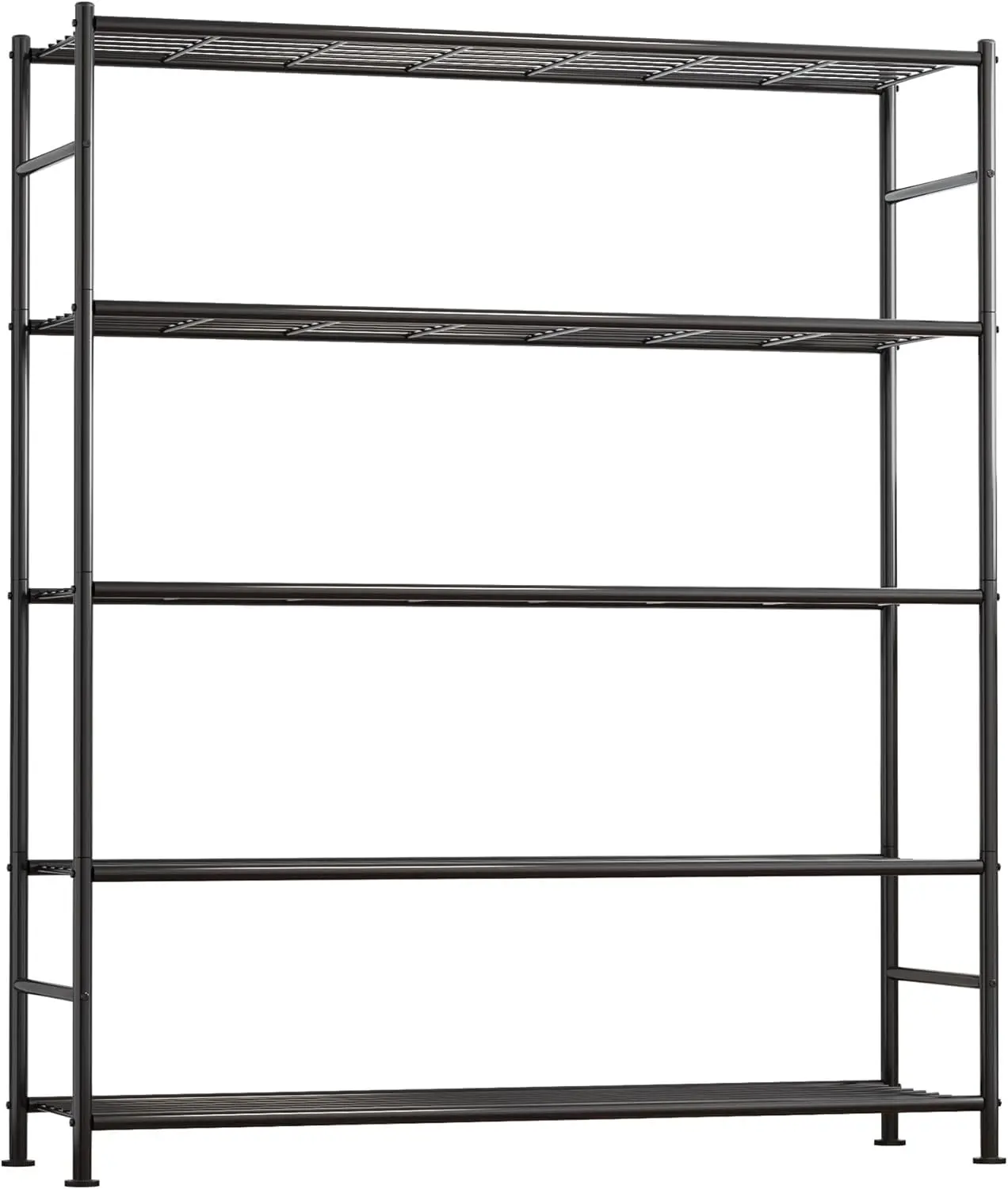 Storage Shelves - 5 Tier Shelf Organizer, Heavy Duty Garage Shelving Unit with Leveling Feet, Stable Metal Shelves, Customized
Storage Shelves - 5 Tier Shelf Organizer, Heavy Duty Garage Shelving Unit with Leveling Feet, Stable Metal Shelves, Customized