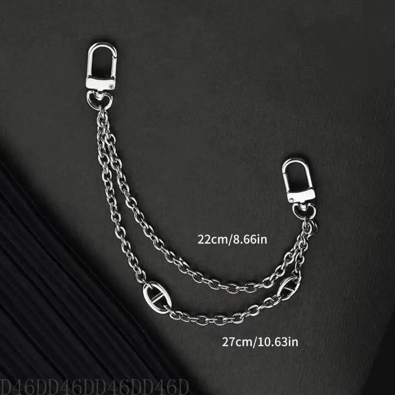 D46D Metal Bag Strap Double Layers Bag Chain Retro Bag Chain Bag Accessories for Shoulder Crossbody Bag Decoration
D46D Metal Bag Strap Double Layers Bag Chain Retro Bag Chain Bag Accessories for Shoulder Crossbody Bag Decoration