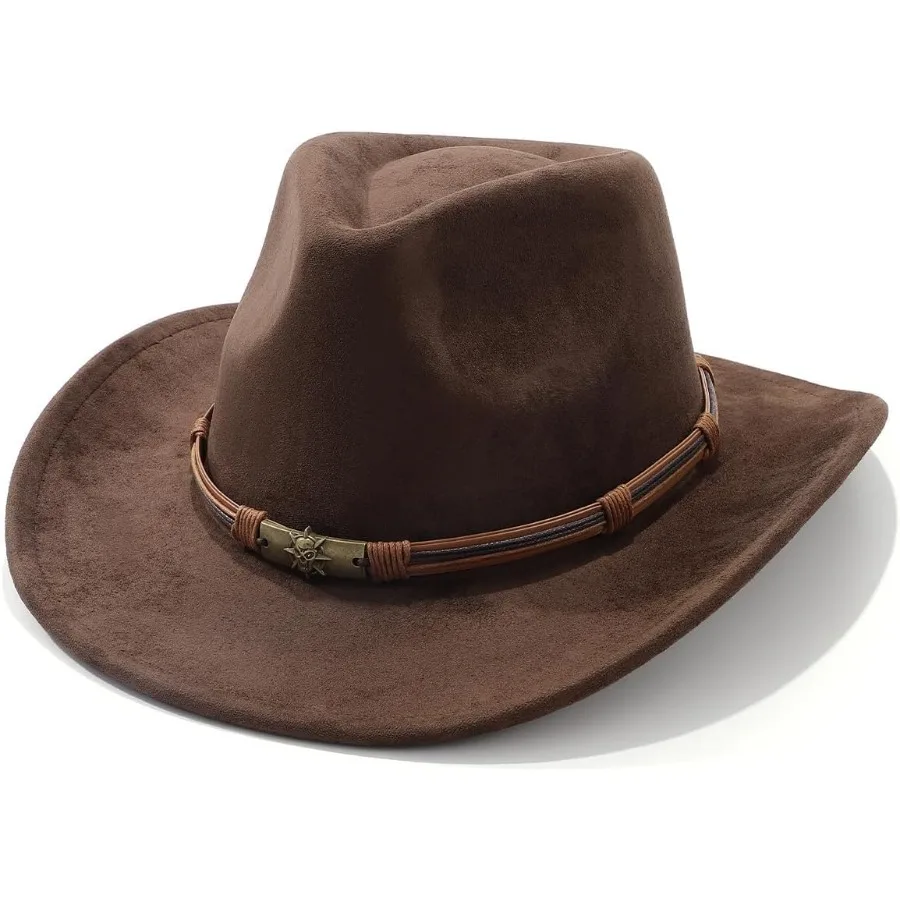 Classic Wide Brim Cowboy Hat for Men and Women Stylish Western Fashion Accessory Perfect for Outdoor Events Ranch Rides and Chr
Classic Wide Brim Cowboy Hat for Men and Women Stylish Western Fashion Accessory Perfect for Outdoor Events Ranch Rides and Chr
