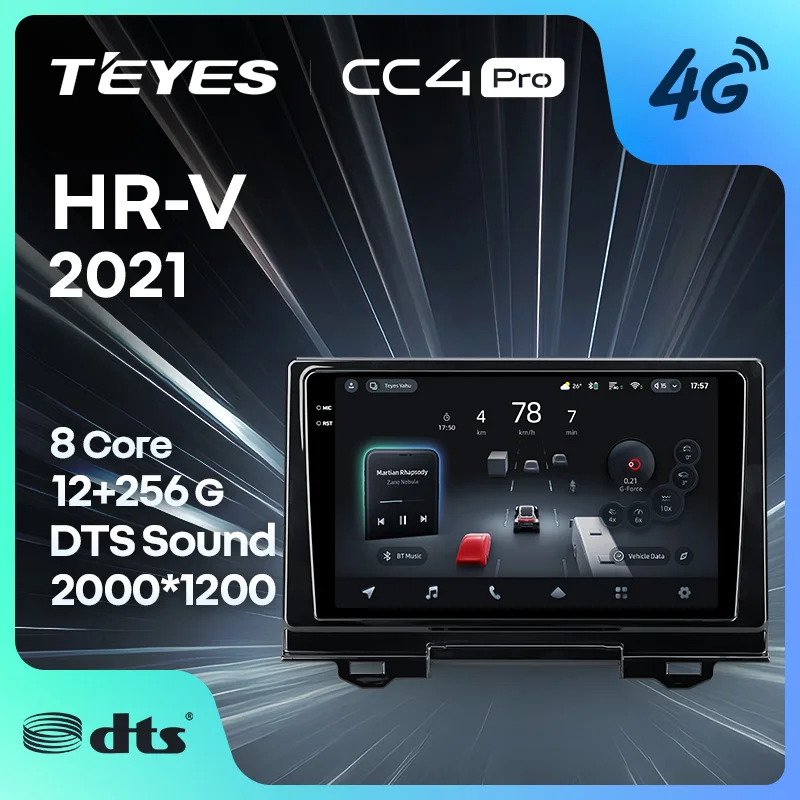 TEYES CC4 PRO For Honda HR-V RV RZ 2021 CarPlay Radio Multimedia Stereo Car play Android Auto 2DIN Autoradio
TEYES CC4 PRO For Honda HR-V RV RZ 2021 CarPlay Radio Multimedia Stereo Car play Android Auto 2DIN Autoradio