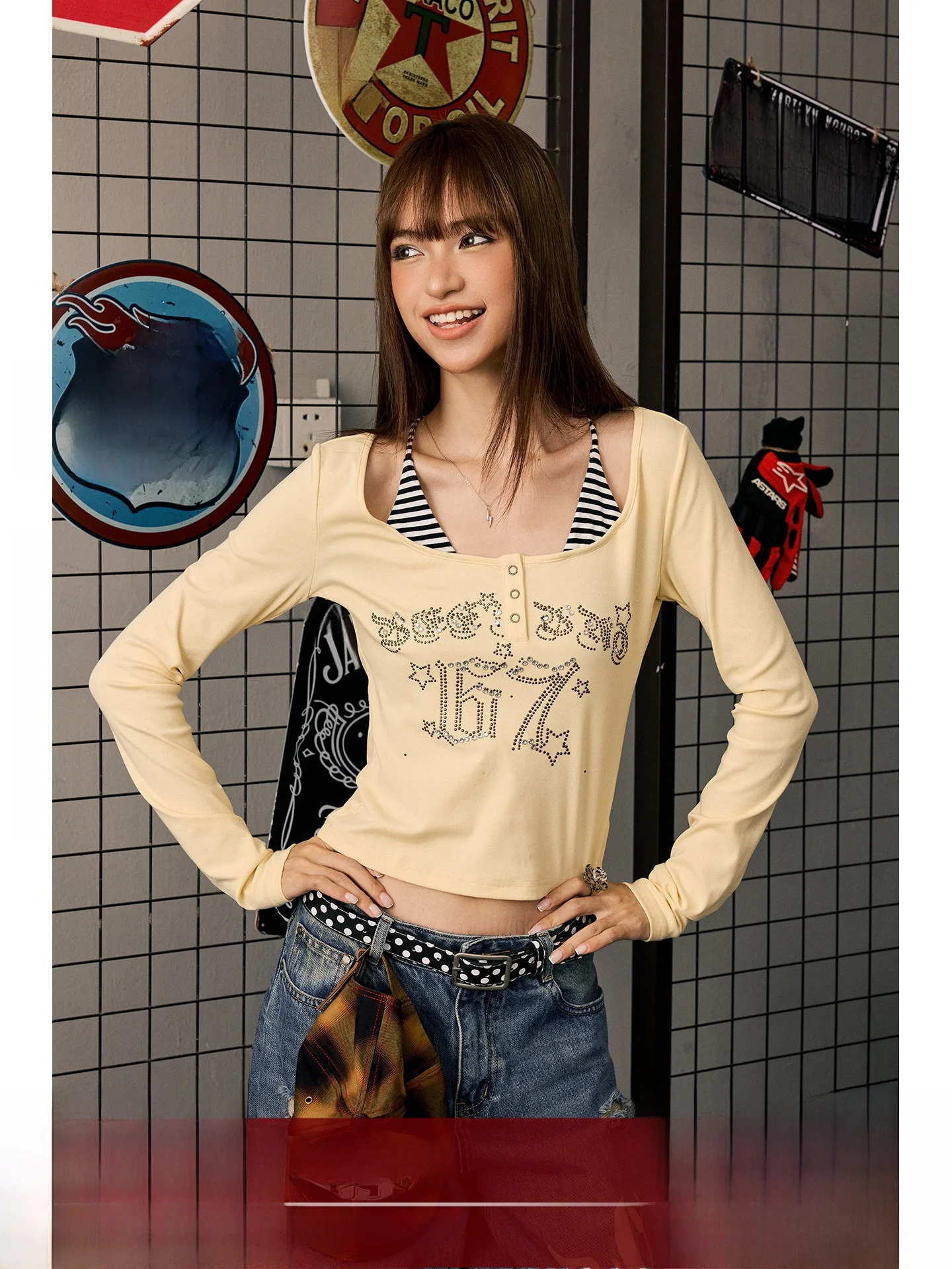 BeerBro Qui West Autumn Winter ort Sve Long Sve T-irt Ne Hanging Thermal irt Large U Collar Cotton Blend Wome...
BeerBro Qui West Autumn Winter ort Sve Long Sve T-irt Ne Hanging Thermal irt Large U Collar Cotton Blend Wome...