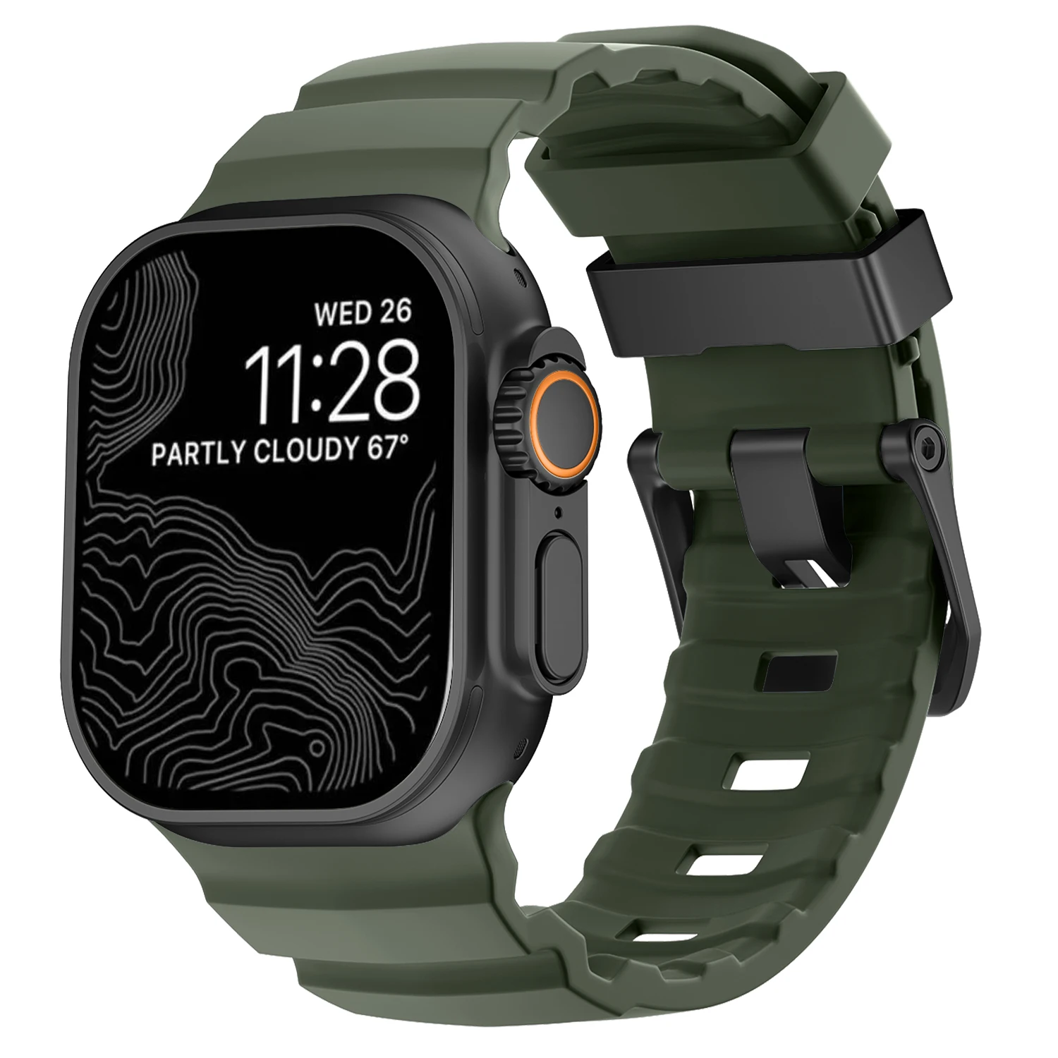 Rubber Strap For apple watch Ultra 2 49mm S10 46mm 44mm 45mm Men Wide Rugged Bracelet correa iwatch series 9 8 7 6 5 4 Watchabnd
Rubber Strap For apple watch Ultra 2 49mm S10 46mm 44mm 45mm Men Wide Rugged Bracelet correa iwatch series 9 8 7 6 5 4 Watchabnd