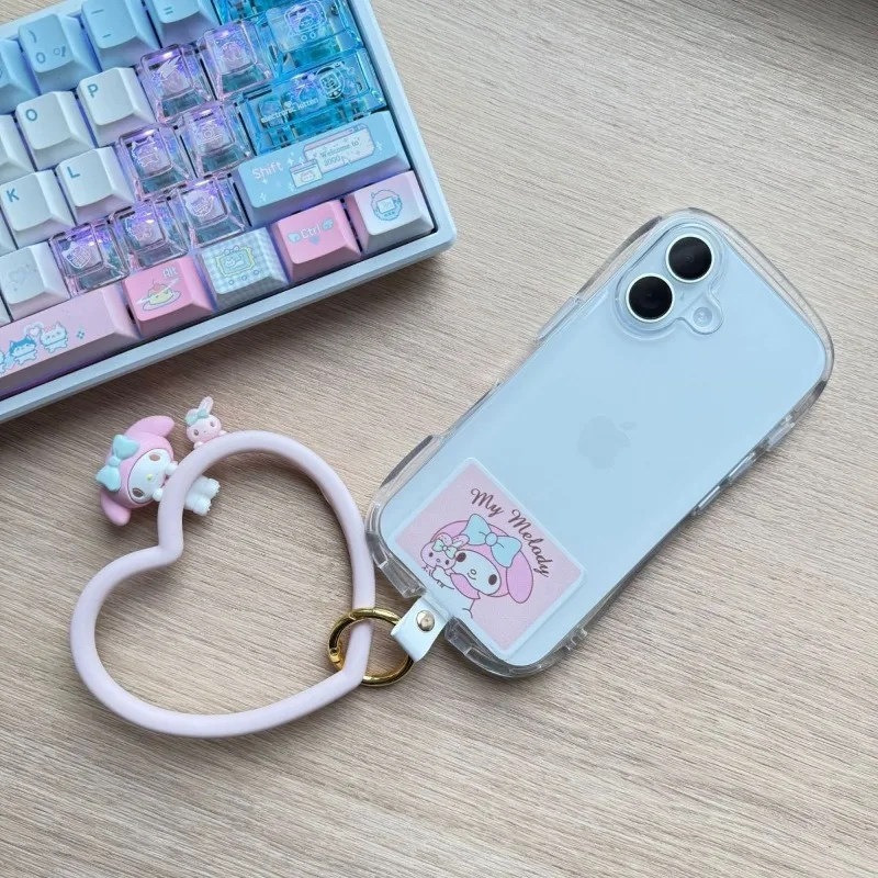 Kawaii Kulomi My Melody Hello Kitty Hangyodon PomPomPurin Cinnamoroll Sanrio Mobile Phone Pendant Key Chain Gift for Kids 
Kawaii Kulomi My Melody Hello Kitty Hangyodon PomPomPurin Cinnamoroll Sanrio Mobile Phone Pendant Key Chain Gift for Kids