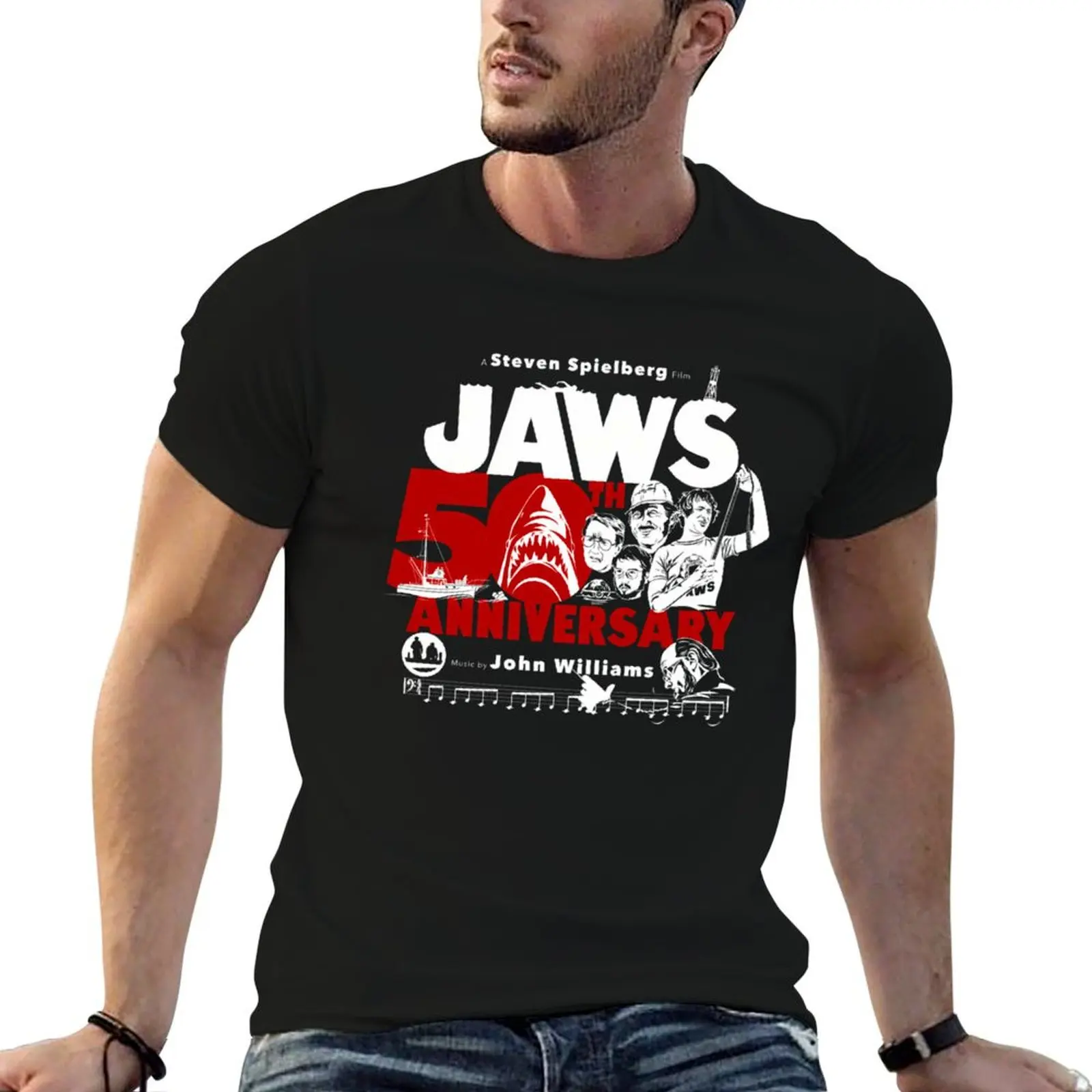 Happy Jaws 50Th Anniversary To That Great White Shark Movie T-Shirt man tshirt mens graphic t shirts T-Shirt
Happy Jaws 50Th Anniversary To That Great White Shark Movie T-Shirt man tshirt mens graphic t shirts T-Shirt