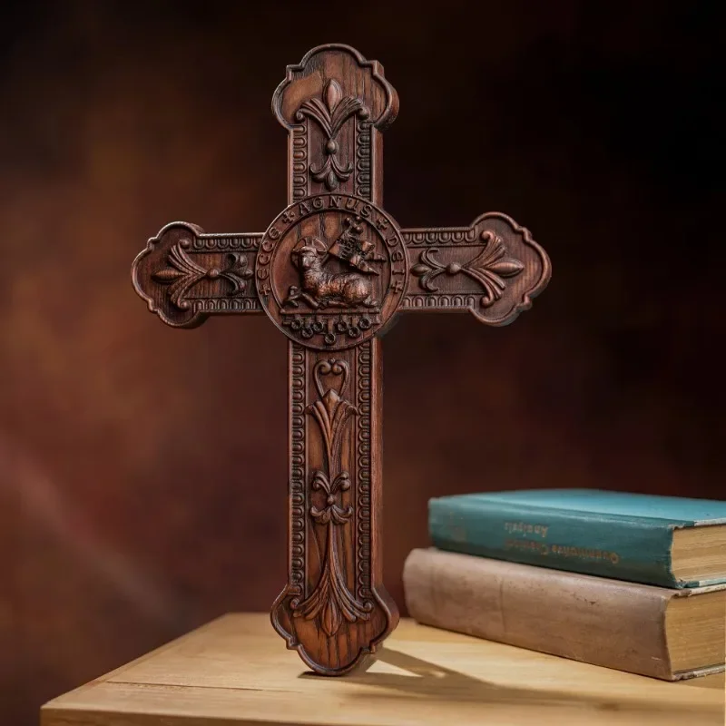 Wood Carving Cross for Wall Decoration, Christian Cross, Hanging Passover, Rustic Wood Cross Home Decor Christmas Gifts
Wood Carving Cross for Wall Decoration, Christian Cross, Hanging Passover, Rustic Wood Cross Home Decor Christmas Gifts
