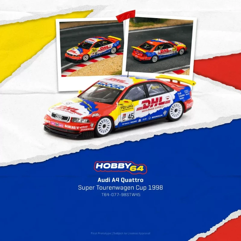 In stock 1: 64 new A4 Quattro DHL model 44 Racing Car Alloy Static Car Model Limited Edition Gift Rare Model
In stock 1: 64 new A4 Quattro DHL model 44 Racing Car Alloy Static Car Model Limited Edition Gift Rare Model