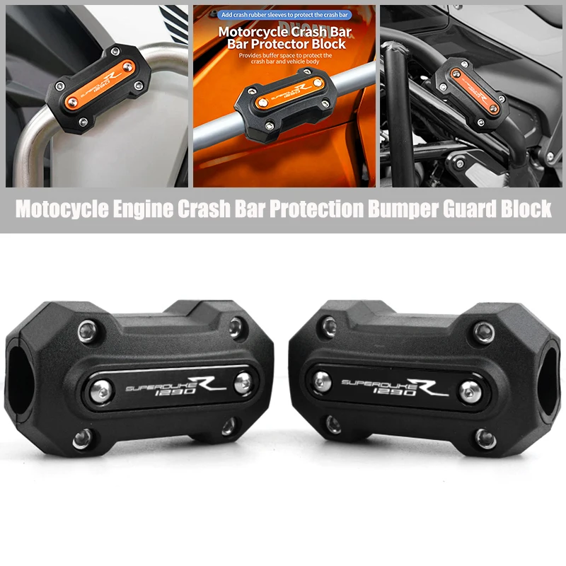 SUPERDUKE1290 For KTM 1290 ADVENTURE S R 1290 Super ADV R/T 1290 Duke Motocycle Engine Crash Bar Protection Bumper Guard Block
SUPERDUKE1290 For KTM 1290 ADVENTURE S R 1290 Super ADV R/T 1290 Duke Motocycle Engine Crash Bar Protection Bumper Guard Block