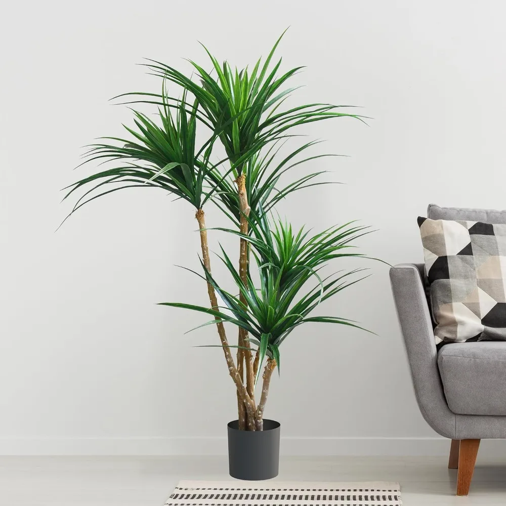 Artificial Tree, 51-Inch Tropical Yucca Plant with Rubber Leaves and Natural Trunk for Living Room, Faux Plants
Artificial Tree, 51-Inch Tropical Yucca Plant with Rubber Leaves and Natural Trunk for Living Room, Faux Plants
