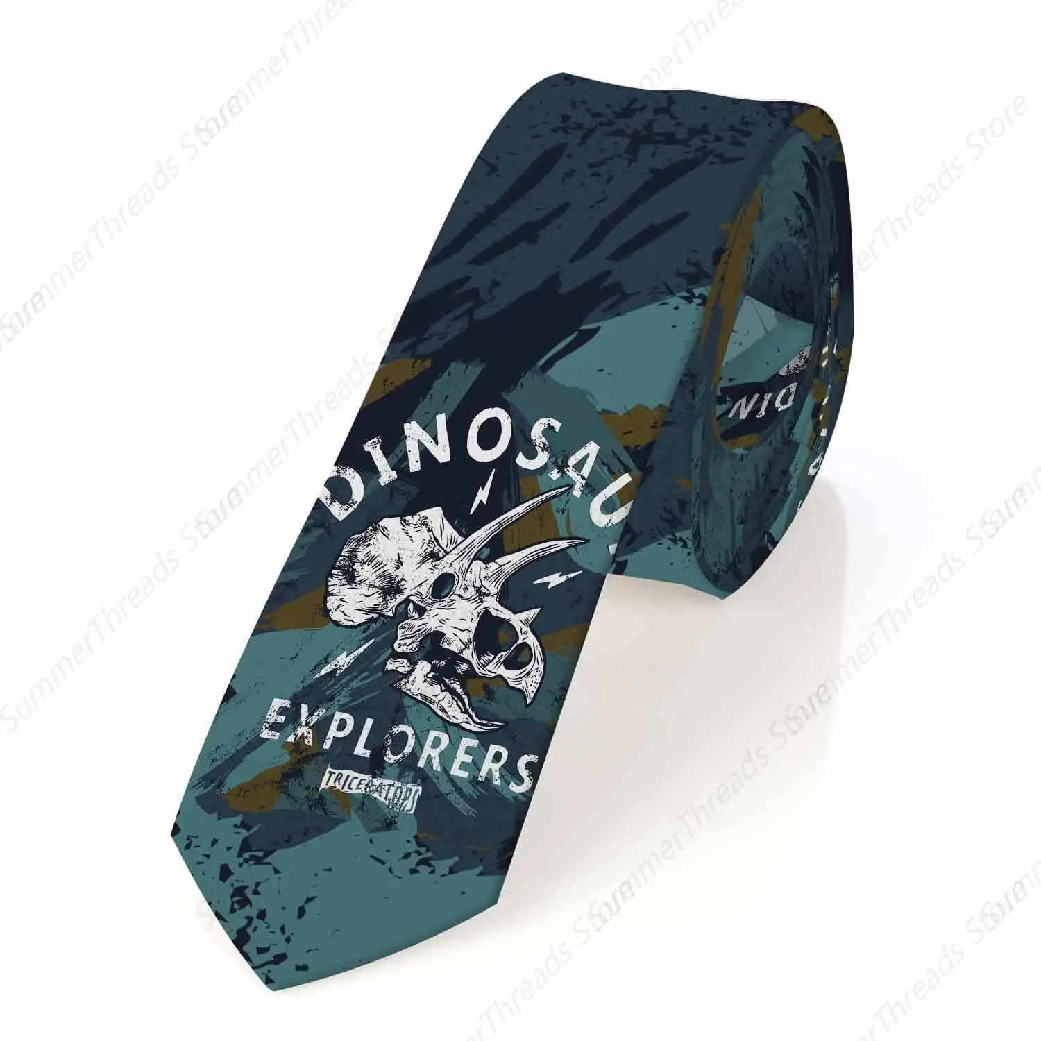 Dinosaur Explorers Men's Tie Skull Skeleton Wild Animal Dino Men's Necktie Tie for Men Wedding Holiday Party
Dinosaur Explorers Men's Tie Skull Skeleton Wild Animal Dino Men's Necktie Tie for Men Wedding Holiday Party