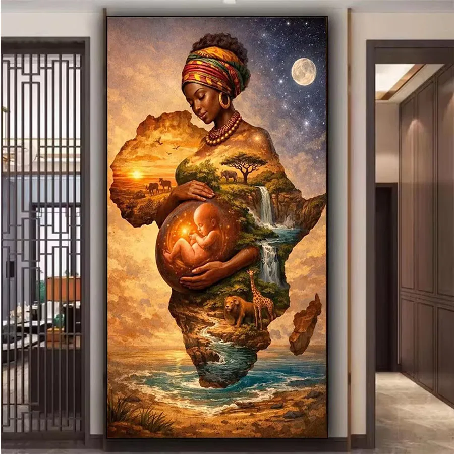 Diy Diamond Painting African Pregnant Women's Map Full Diamond Mosaic baby fantasy ocean Art Big Size animal handmade Home Decor
Diy Diamond Painting African Pregnant Women's Map Full Diamond Mosaic baby fantasy ocean Art Big Size animal handmade Home Decor