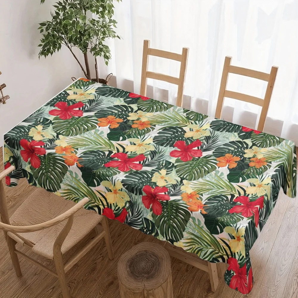 Tropical Floral Rectangle Table Cloth for Table Decor Holiday Party Waterproof Reusable Tablecloth for Table Kitchen Dining
Tropical Floral Rectangle Table Cloth for Table Decor Holiday Party Waterproof Reusable Tablecloth for Table Kitchen Dining