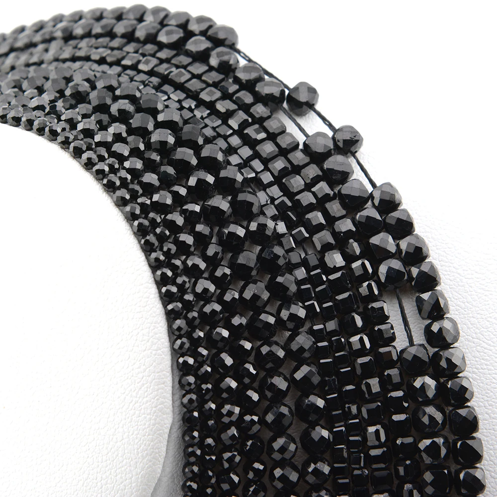 Natural Black Spinel Faceted Round / Cube / Rondelle Beads 2mm,3mm,4mm,1x2mm,2x3mm,Fine Jewelry Making
Natural Black Spinel Faceted Round / Cube / Rondelle Beads 2mm,3mm,4mm,1x2mm,2x3mm,Fine Jewelry Making